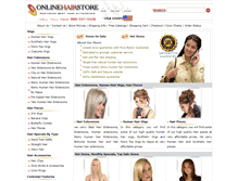 Tablet Screenshot of canada.onlinehairstore.com